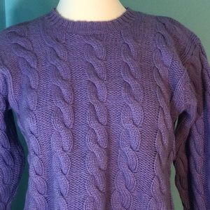 Women’s vintage Brooks Brothers Wool Cable Sweater